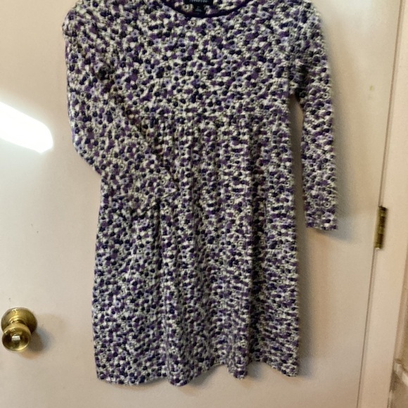 Girls long sleeve tee shirt longer dress in size 8 by Lands End - Picture 1 of 2